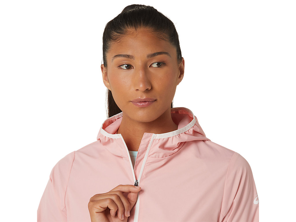 Casaco Asics Packable Feminino Rosa Azuis | 7389-AKQRS