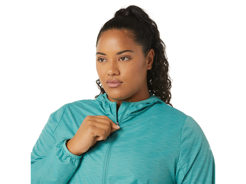 Casaco Asics Packable Feminino Verde Oliva Azuis | 8941-FUIYG