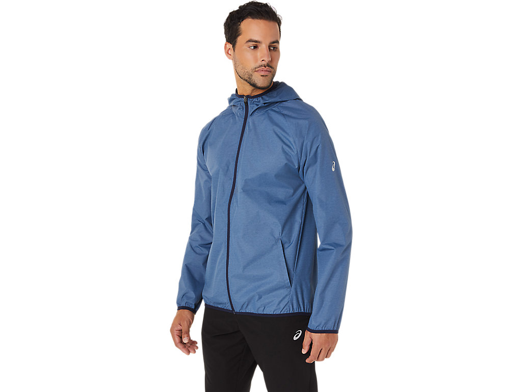 Casaco Asics Packable Masculino Azuis Azul Marinho | 3872-PHCZL