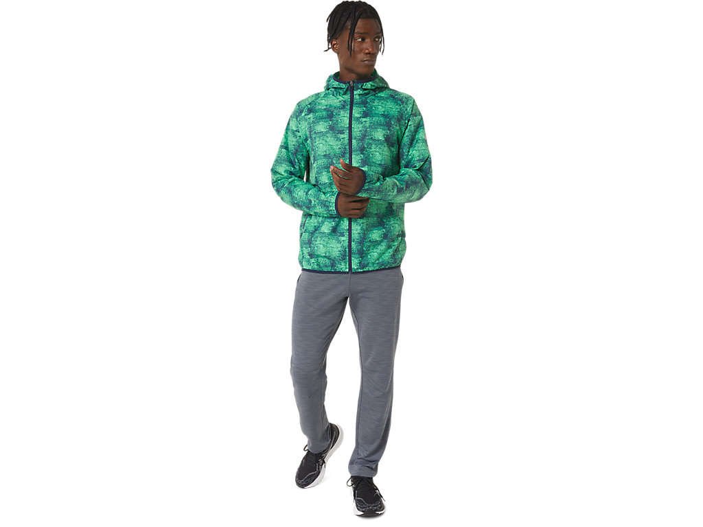 Casaco Asics Packable Masculino Verdes Azul Marinho | 2751-ZEAQP