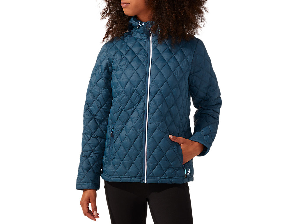 Casaco Asics Performance Insulated Feminino Azuis | 1780-FIPGX