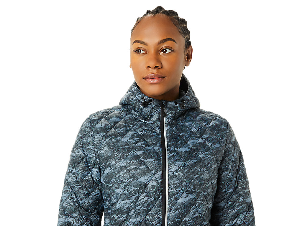 Casaco Asics Performance Insulated Feminino Luz Azuis | 5681-CPSAH