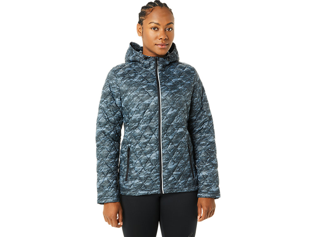 Casaco Asics Performance Insulated Feminino Luz Azuis | 5681-CPSAH