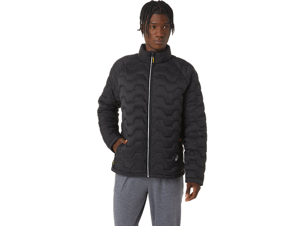 Casaco Asics Performance Insulated Masculino Pretas | 3910-QERTK