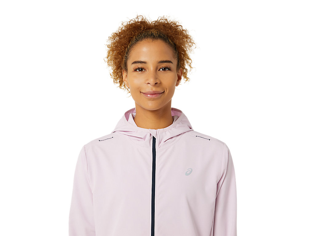 Casaco Asics Ready-Set Feminino Rosa Azuis | 0456-BAEVG