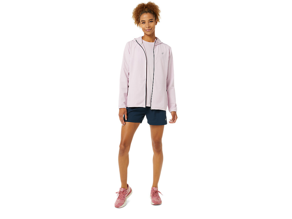 Casaco Asics Ready-Set Feminino Rosa Azuis | 0456-BAEVG