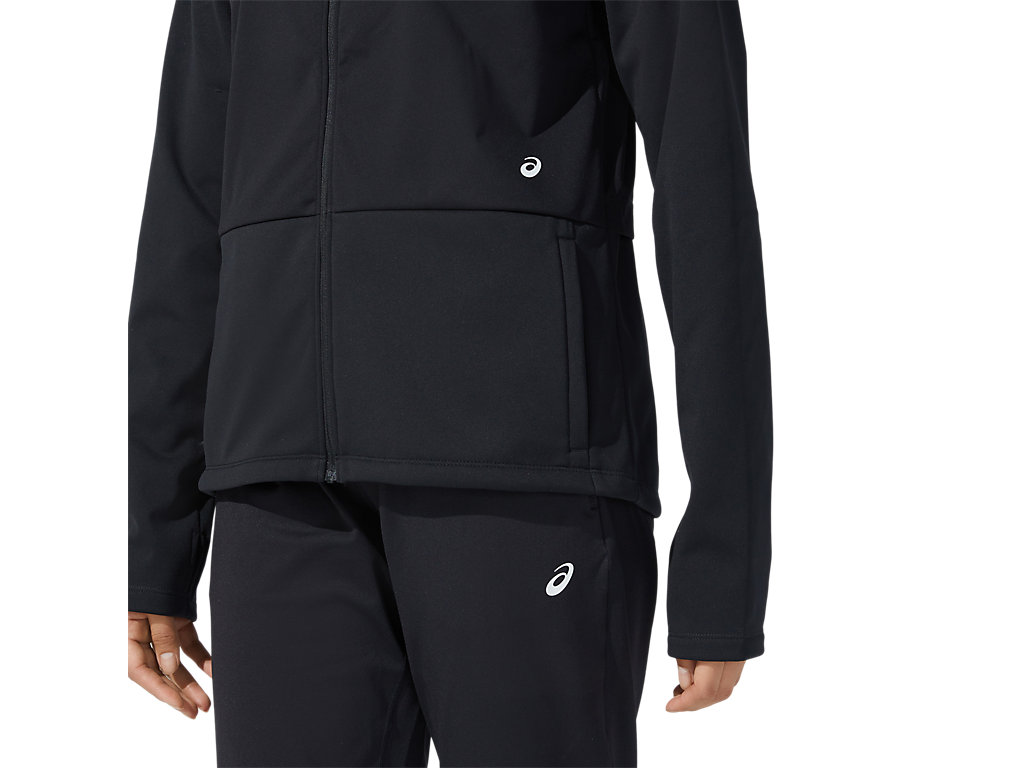 Casaco Asics Thermostorm Full Zip Feminino Pretas | 1546-PQBGE