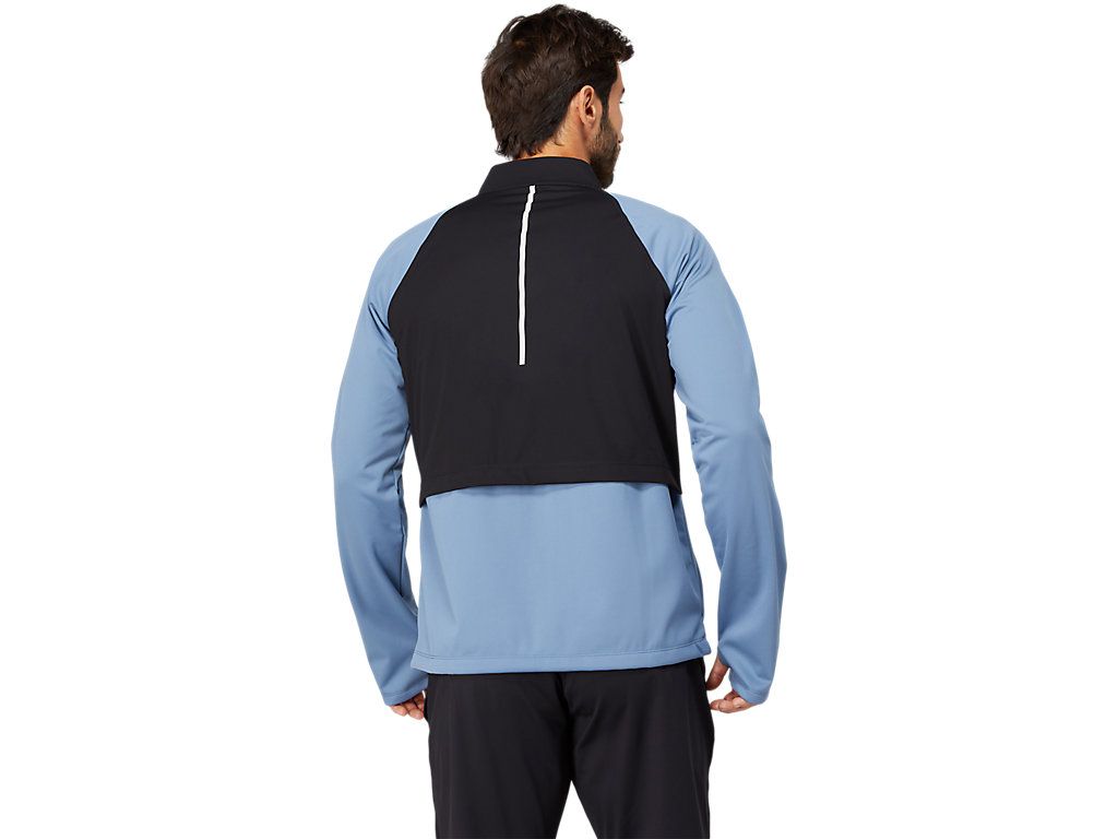 Casaco Asics Thermostorm Full Zip Masculino Azuis Pretas | 6943-DAJFG