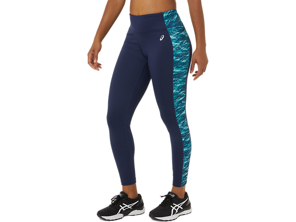 Leggings Asics 7/8 Performance Feminino Azul Marinho Multicoloridas | 6493-LGIZB