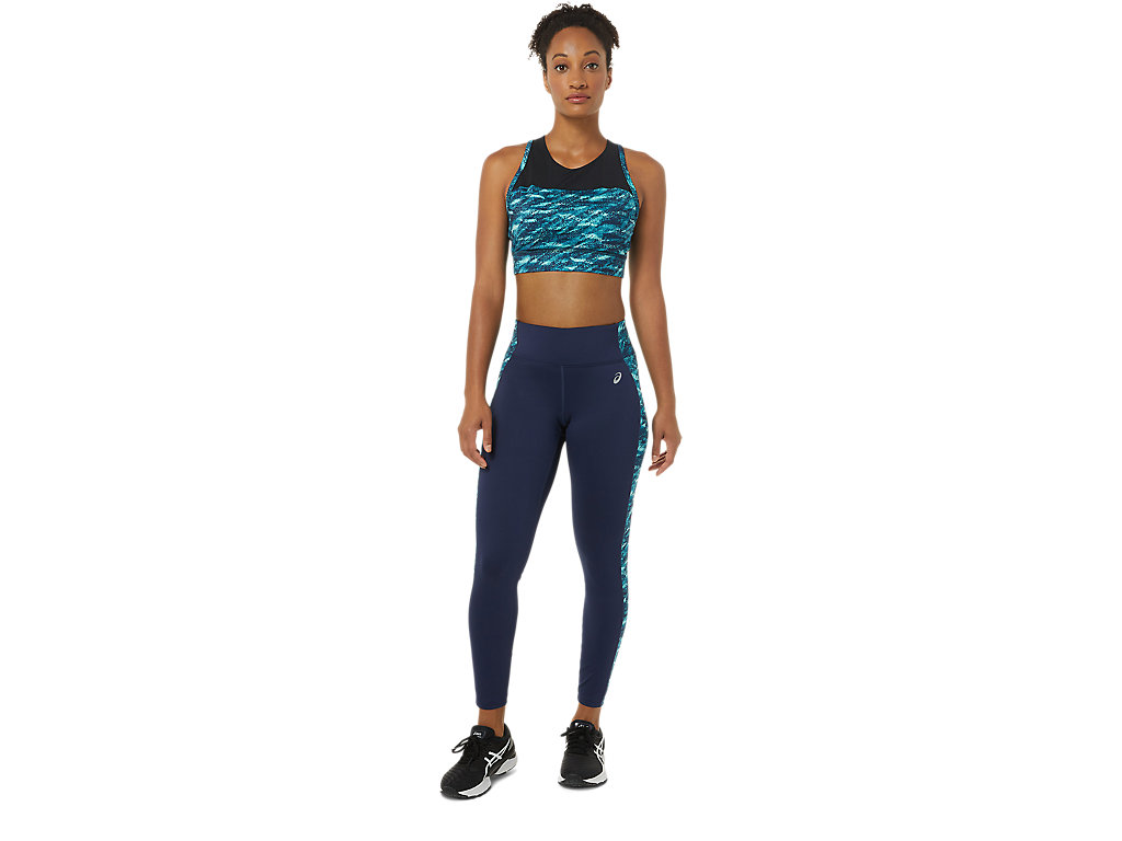 Leggings Asics 7/8 Performance Feminino Azul Marinho Multicoloridas | 6493-LGIZB