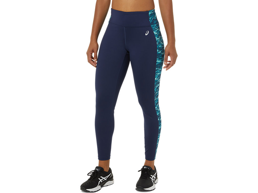 Leggings Asics 7/8 Performance Feminino Azul Marinho Multicoloridas | 6493-LGIZB