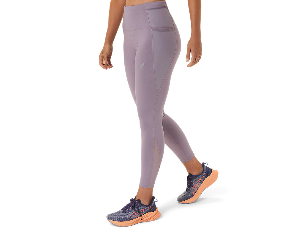 Leggings Asics Distance Supply 7/8 Feminino Roxo | 0967-UIMWC