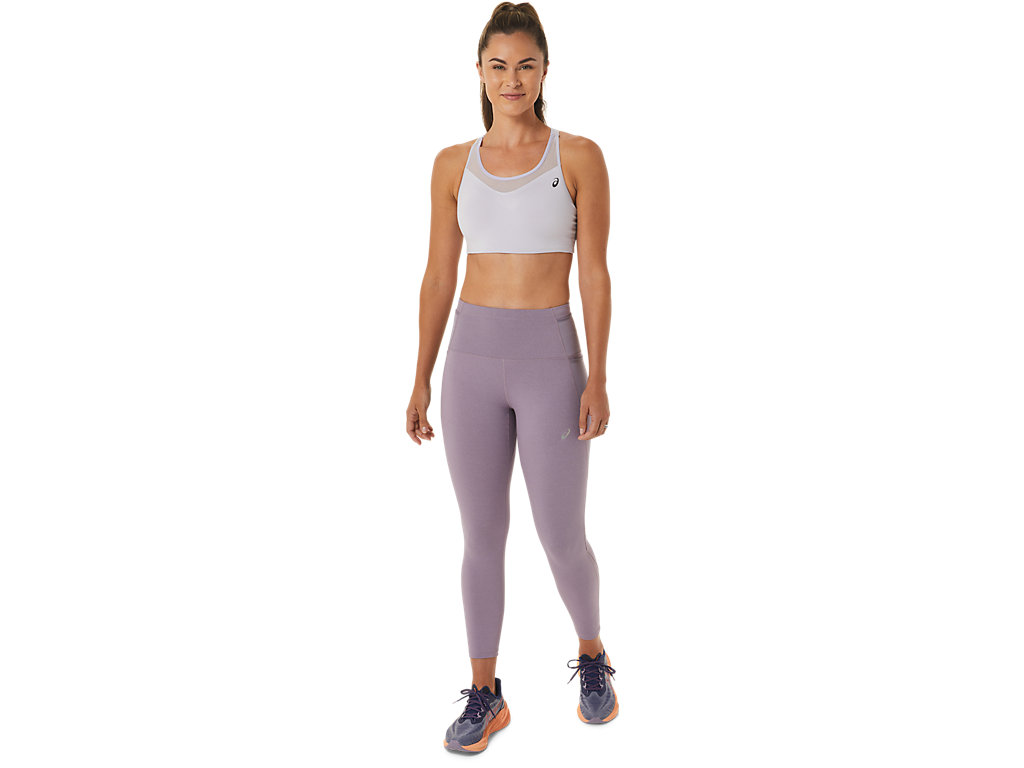 Leggings Asics Distance Supply 7/8 Feminino Roxo | 0967-UIMWC