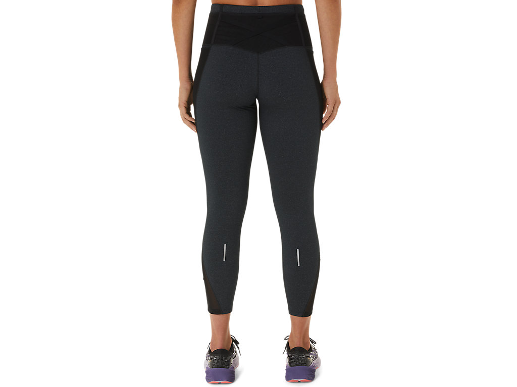 Leggings Asics Distance Supply 7/8 Feminino Pretas | 5346-KUHZF