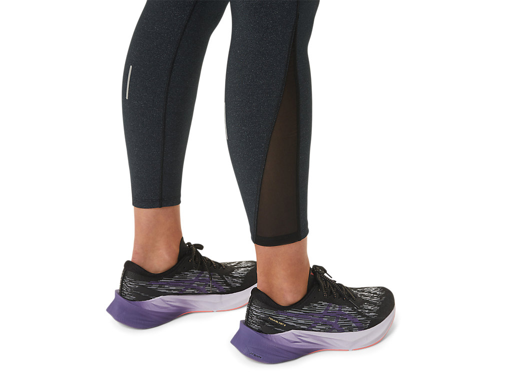 Leggings Asics Distance Supply 7/8 Feminino Pretas | 5346-KUHZF