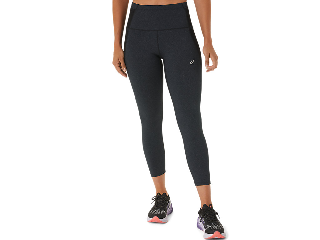 Leggings Asics Distance Supply 7/8 Feminino Pretas | 5346-KUHZF