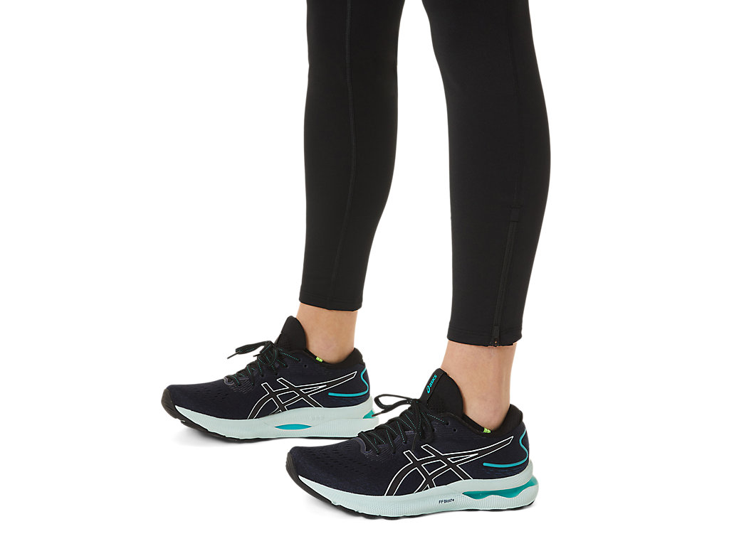 Leggings Asics Inverno Run Feminino Pretas | 3516-BOPTF