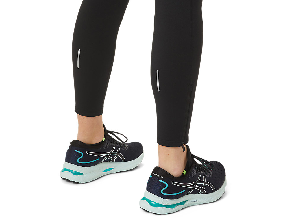 Leggings Asics Inverno Run Feminino Pretas | 3516-BOPTF