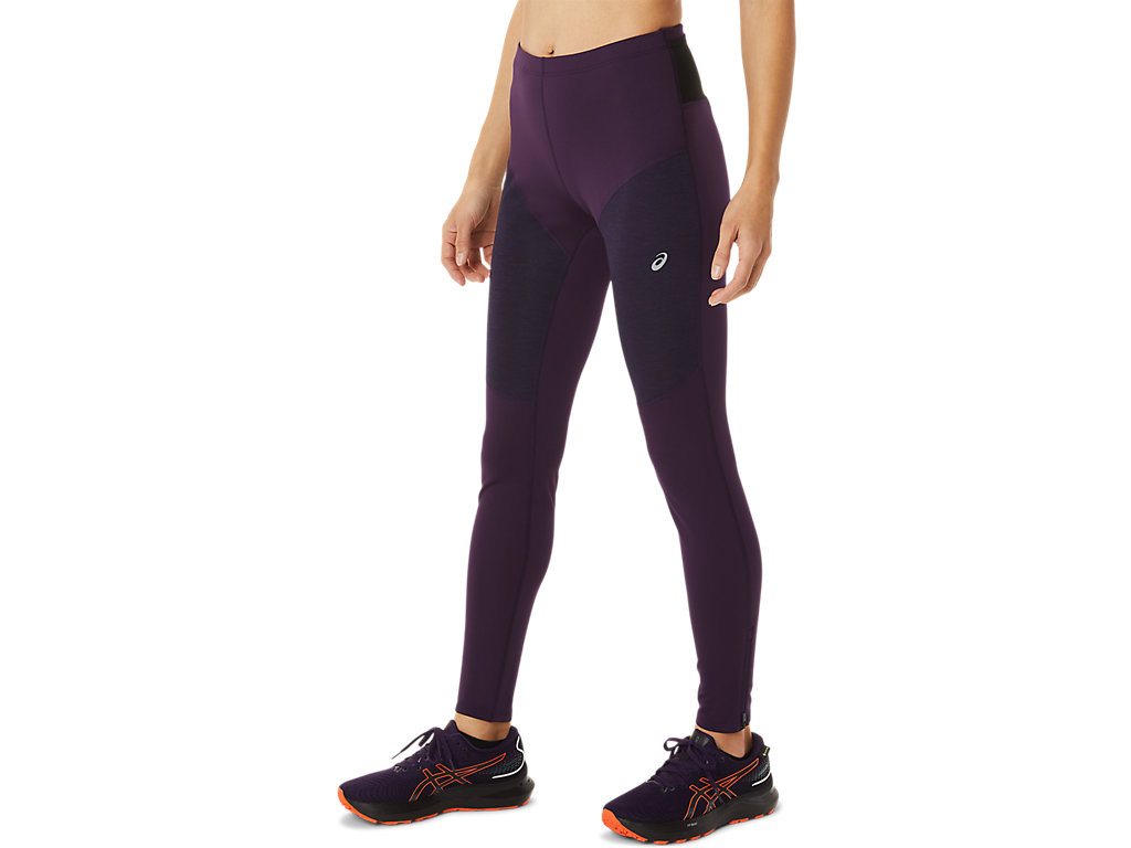 Leggings Asics Inverno Run Feminino Roxo | 8695-YBFHE