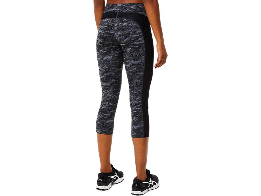 Leggings Asics Kate Pocket Capri Feminino Cinzentas | 3685-ZLHGO