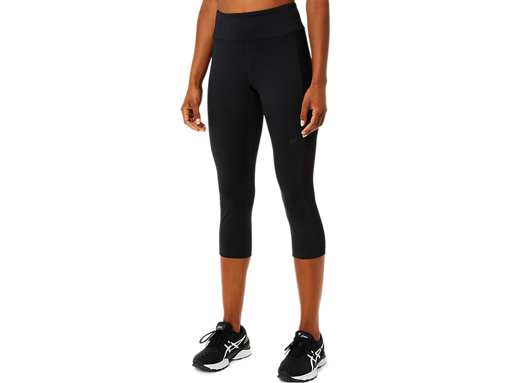 Leggings Asics Kate Pocket Capri Feminino Pretas | 5397-XWGEQ