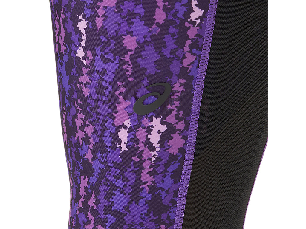 Leggings Asics Kate Pocket Capri Feminino Roxo Pretas | 7352-XQFKD