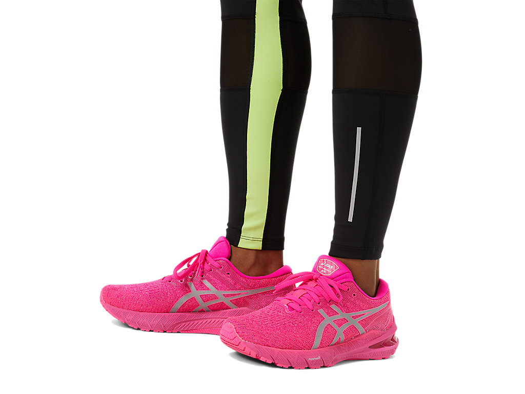 Leggings Asics Lite-Show Feminino Pretas Luz Verdes | 5408-LNOMX