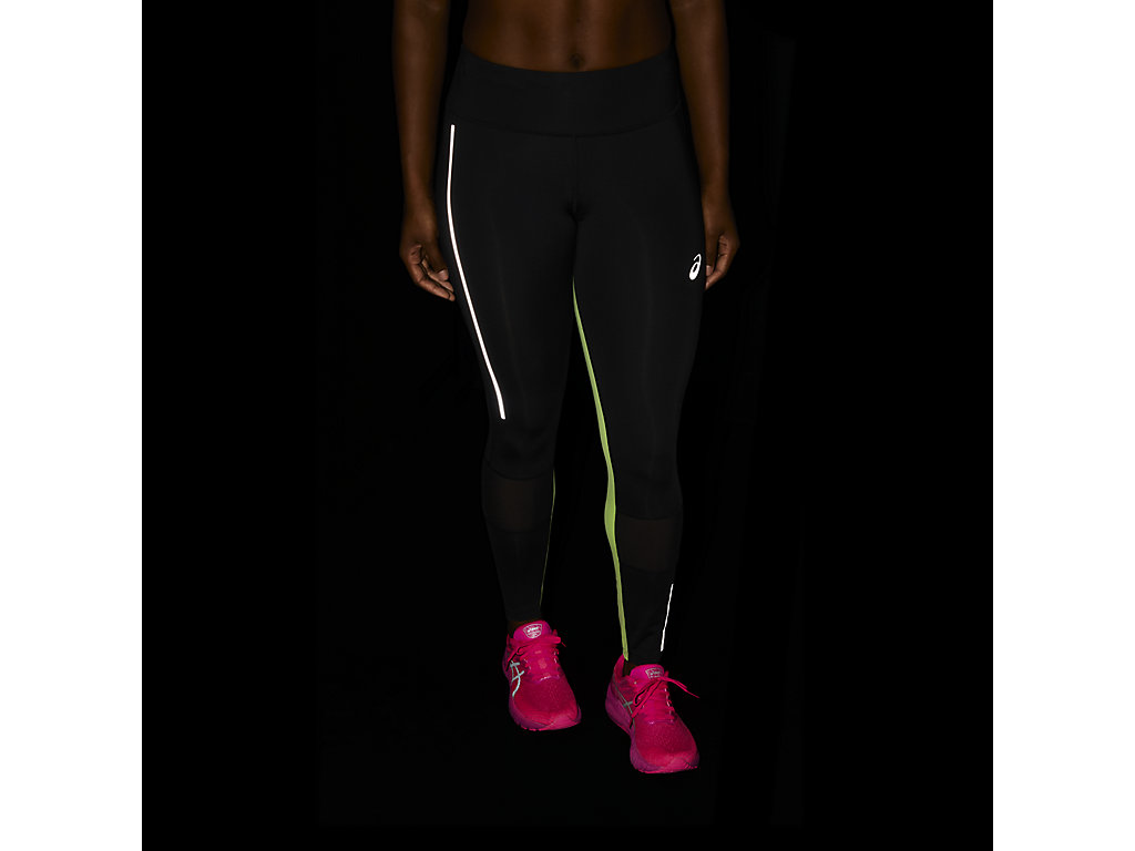 Leggings Asics Lite-Show Feminino Pretas Luz Verdes | 5408-LNOMX