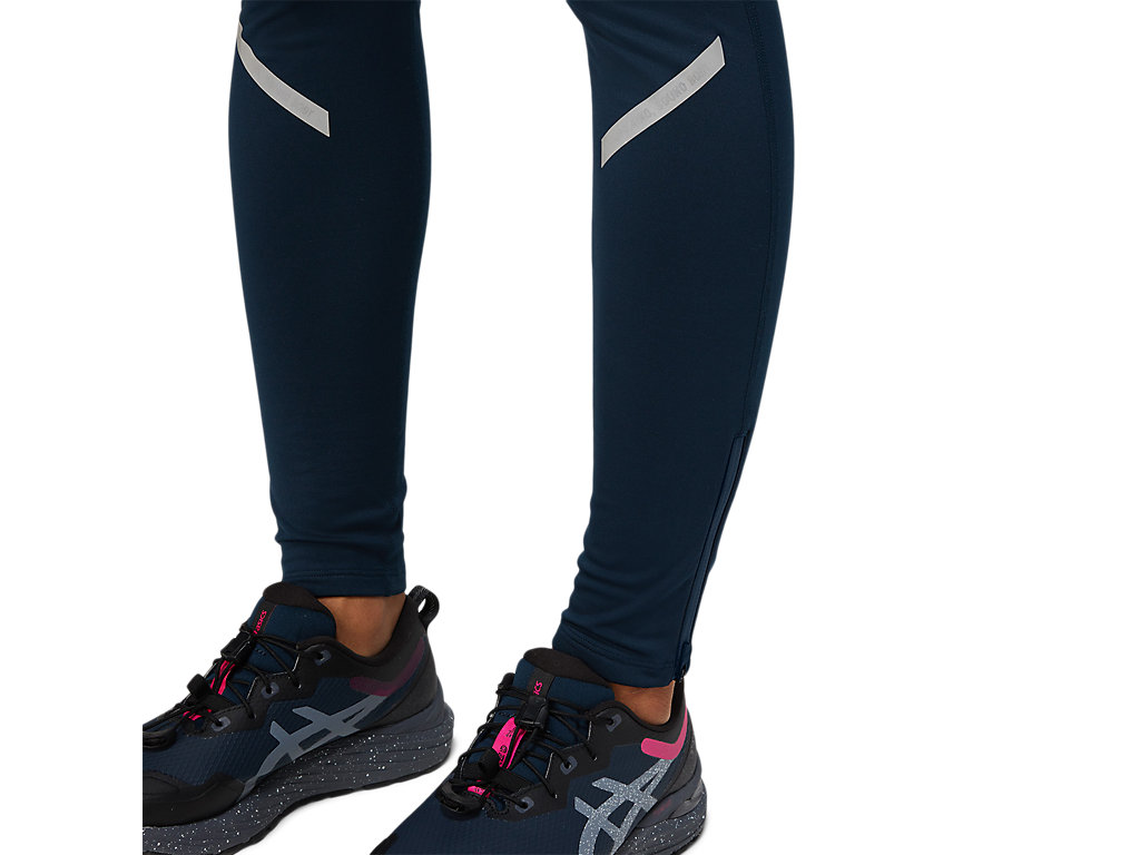 Leggings Asics Lite-Show Inverno Feminino Azuis | 9502-MAKXT