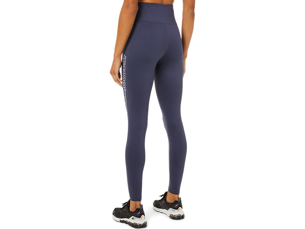 Leggings Asics Logo Gráficas Feminino Azul Anil | 5830-DYNAU