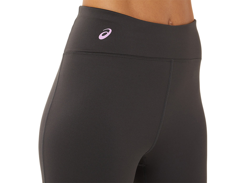 Leggings Asics Logo Gráficas Feminino Obsidiana Cinzentas | 7254-DPFYB