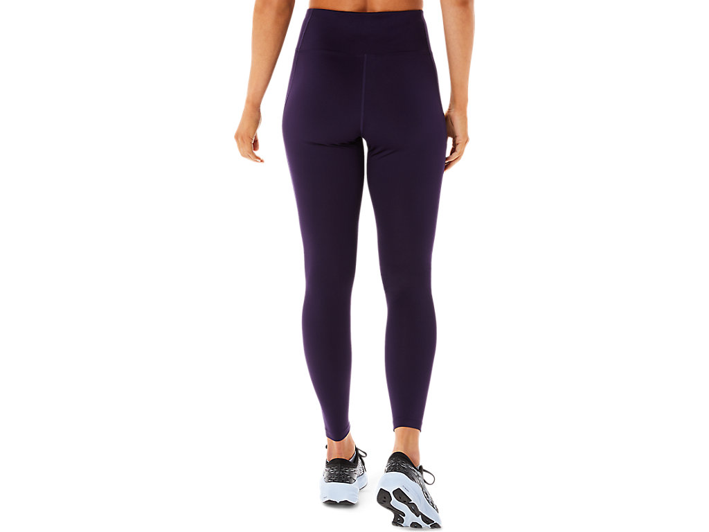 Leggings Asics Logo Gráficas Feminino Roxo Escuro | 4867-BEHNF