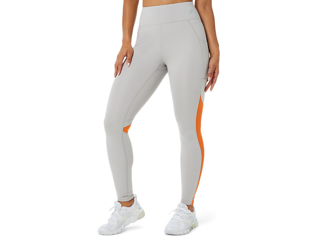 Leggings Asics Mesh Block Feminino Cinzentas | 6872-YMGCK