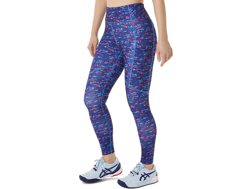 Leggings Asics New Strong 92 Printed Feminino Roxo | 1937-VXSTB