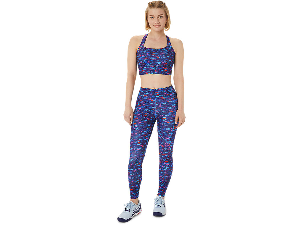 Leggings Asics New Strong 92 Printed Feminino Roxo | 1937-VXSTB