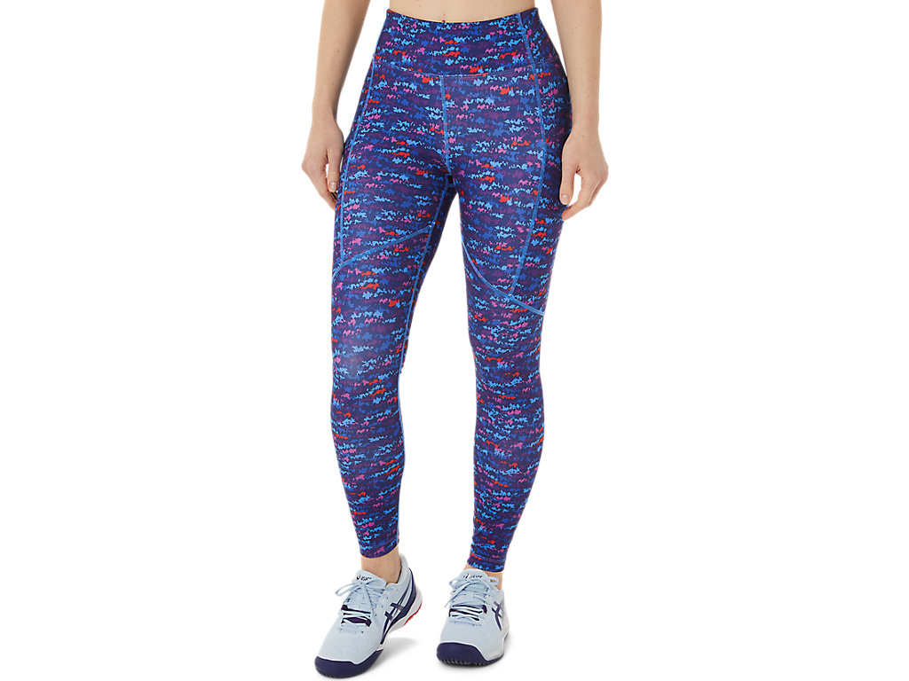 Leggings Asics New Strong 92 Printed Feminino Roxo | 1937-VXSTB