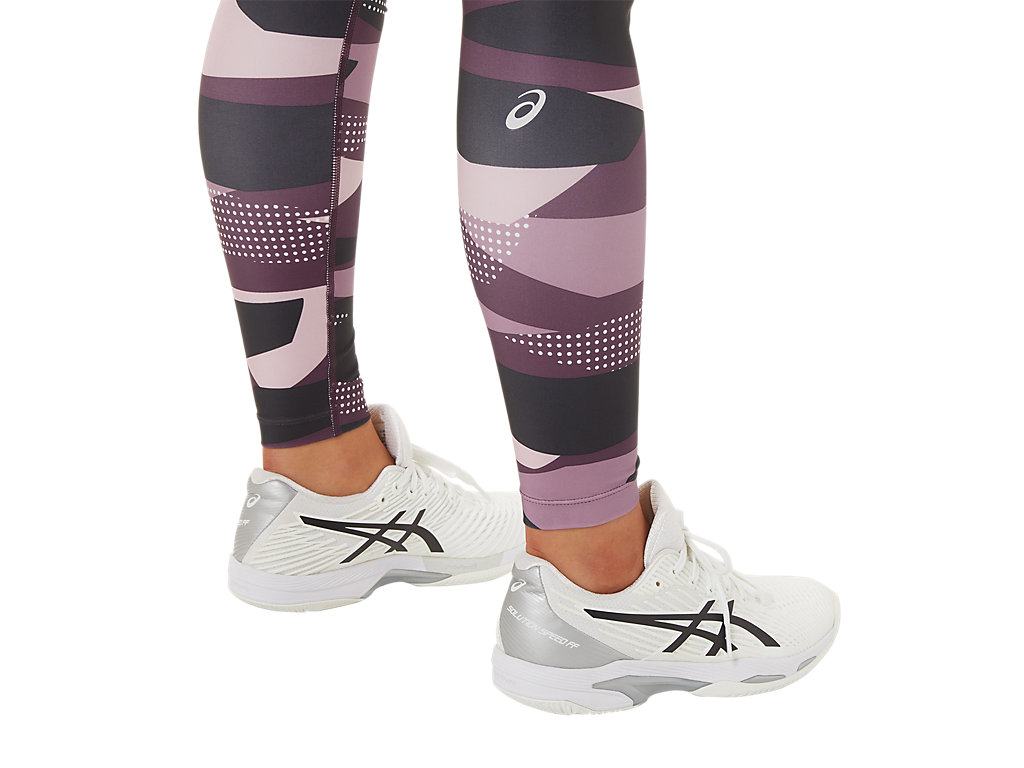 Leggings Asics New Strong 92 Printed Feminino Rosa | 3197-AUVBO