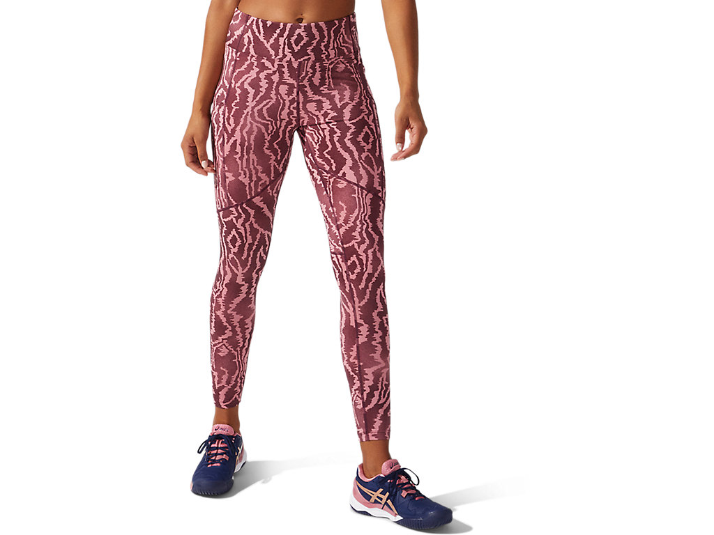 Leggings Asics New Strong 92 Printed Feminino Fucsia | 5162-BLSGZ