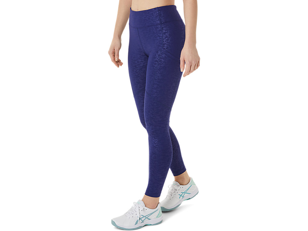 Leggings Asics New Strong 92 Printed Feminino Azuis | 5840-TSHKG