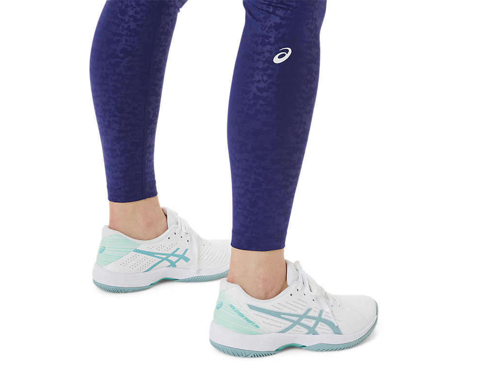 Leggings Asics New Strong 92 Printed Feminino Azuis | 5840-TSHKG