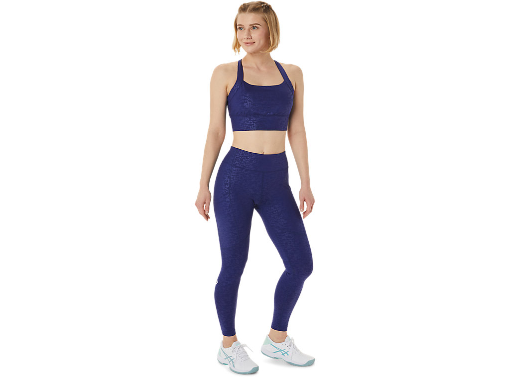 Leggings Asics New Strong 92 Printed Feminino Azuis | 5840-TSHKG