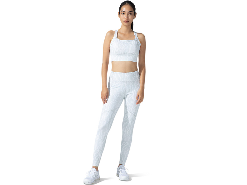 Leggings Asics New Strong 92 Printed Feminino Branco | 6259-DEGQC