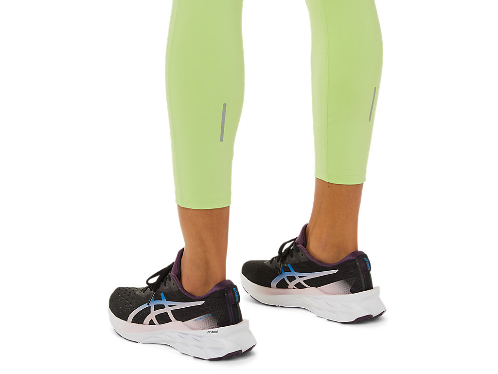 Leggings Asics Race High Cintura Feminino Luz Verdes | 5179-BEWDI