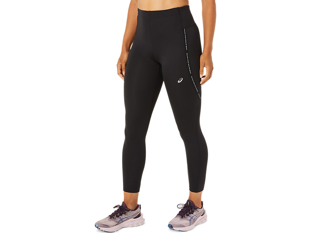 Leggings Asics Race High Cintura Feminino Pretas | 8795-ZGFHE