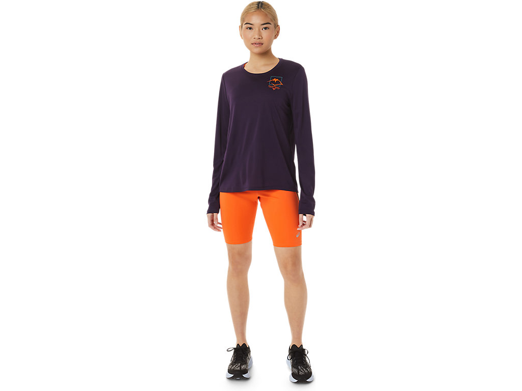 Leggings Asics Race Sprinter Feminino Laranja | 8461-POWDL