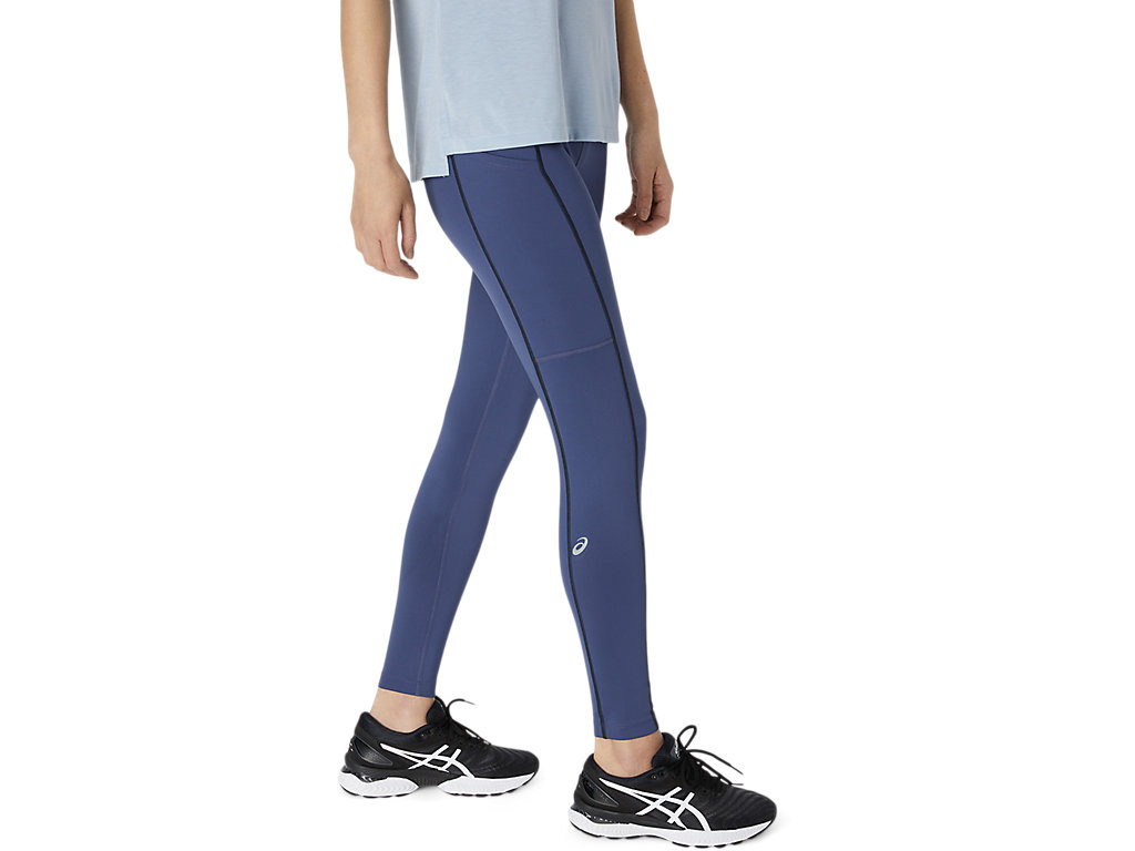 Leggings Asics Thermopolis Feminino Azuis Pretas | 0825-FCYTN