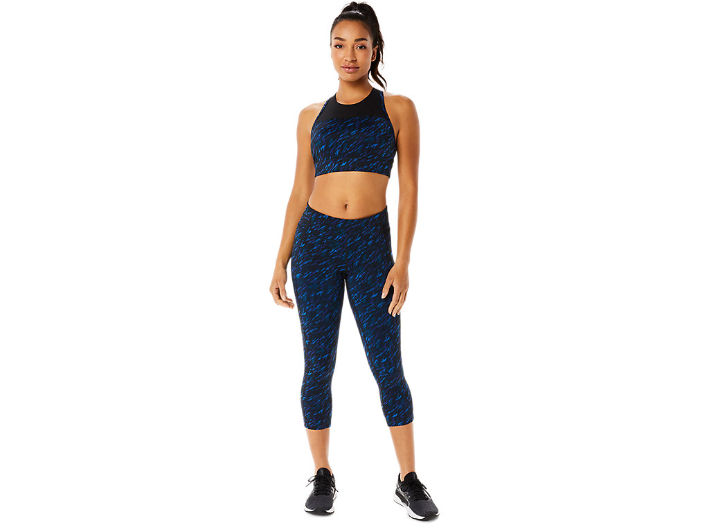 Leggings Asics W Performance Capri Feminino Azuis | 1752-ZXMLR