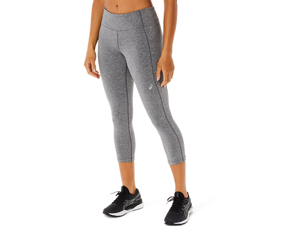 Leggings Asics W Performance Capri Feminino Cinzentas Escuro | 3754-LOHCA