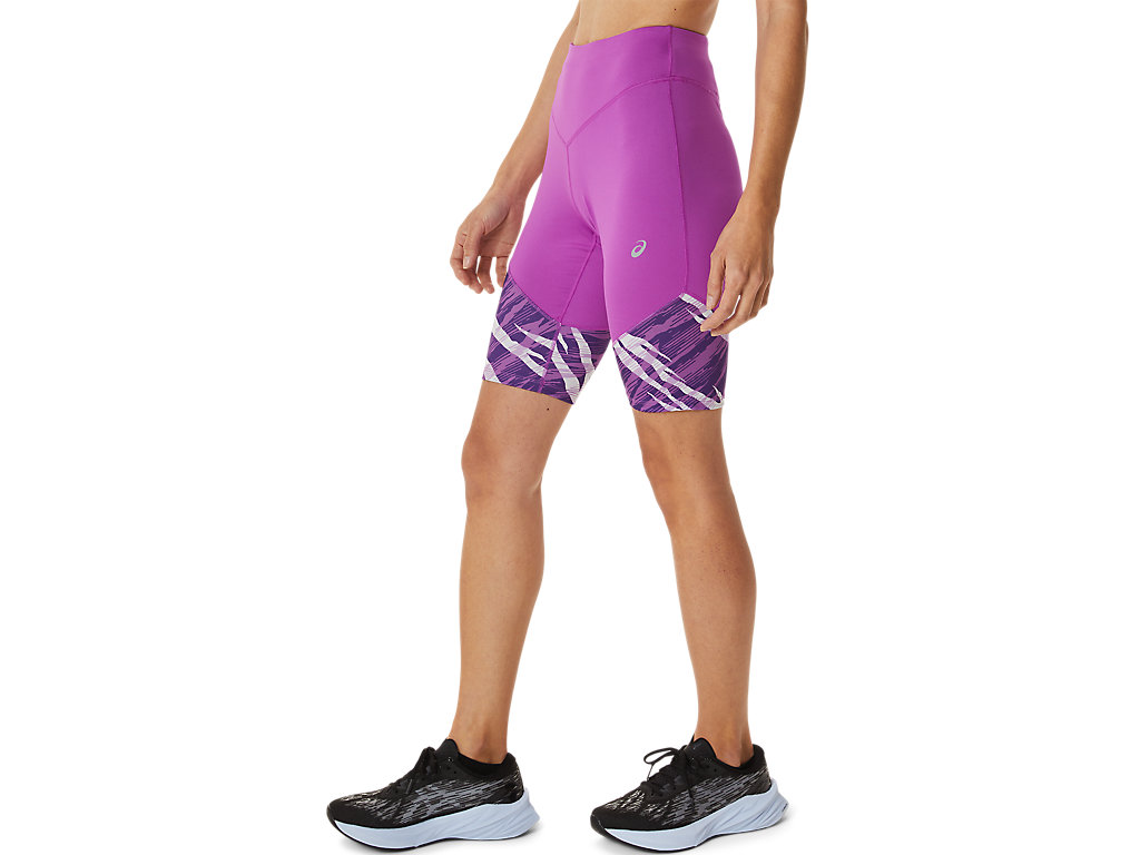 Leggings Asics Wild Camo Sprinter Feminino Roxo Lavanda | 8701-OBVDA