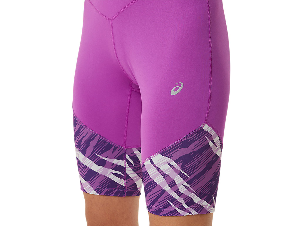 Leggings Asics Wild Camo Sprinter Feminino Roxo Lavanda | 8701-OBVDA